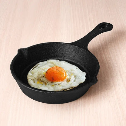 CASTrong Cast Iron Fry Pan 15.2cm, 0.4L, Pre-seasoned, Nonstick, 100% Pure, Toxin-free, Induction