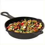 CASTrong Cast Iron Fry Pan/Skillet,Pre-seasoned, Nonstick, 100% Pure, Toxin-free, Induction, 23cm, 1.4L, 2.4kg