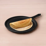 CASTrong Cast Iron Tawa with Handle, Pre-seasoned, 100% Pure, Toxin-free, Induction, 25cm,9.8inch