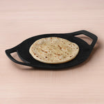 CASTrong Cast Iron Tawa,Pre-seasoned, Nonstick, 100% Pure, Toxin-free, Induction, 23.8cm, 1.4kg