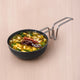100% Pure Sheet Iron Tadka Pan with Stainless Steel Handle, Pre-seasoned, Toxin-free, Induction