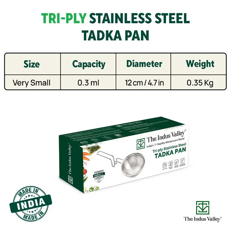 Best tadka pan online stainless steel 
