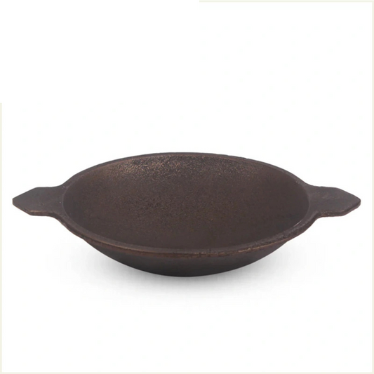 CASTrong Cast Iron Appam Pan/Appachetty, Pre-seasoned, Nonstick, 100% Pure, Toxin-free, Induction, 22cm
