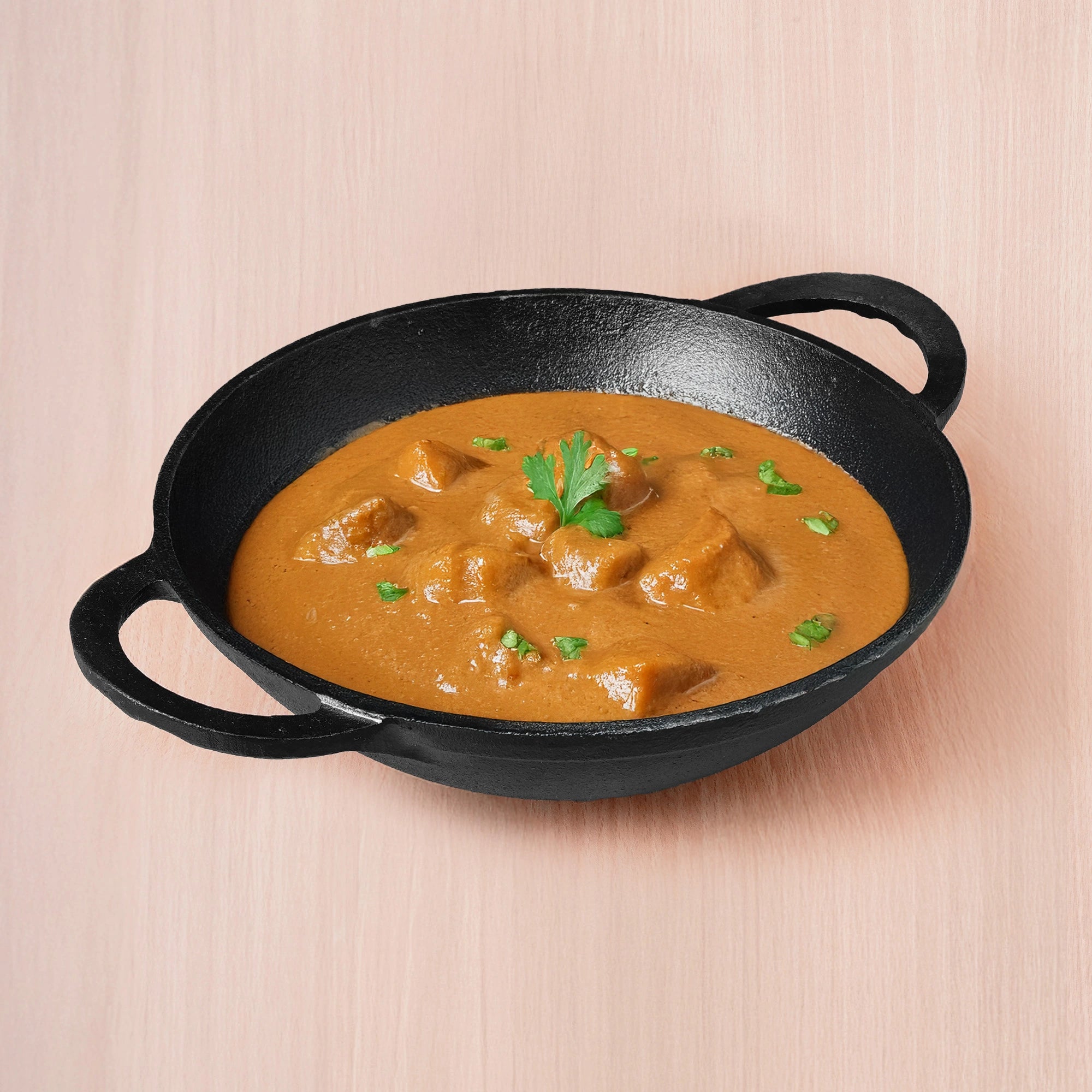 CASTrong Cast Iron Kadai, Pre-seasoned, Nonstick, 100% Pure, Toxin-free, 25.2cm, 2.2L, 2.37kg