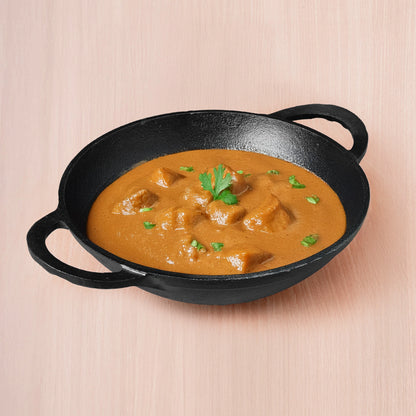 CASTrong Cast Iron Kadai, Pre-seasoned, Nonstick, 100% Pure, Toxin-free, 25.2cm, 2.2L, 2.37kg