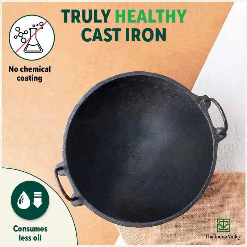 best cast iron kadai online