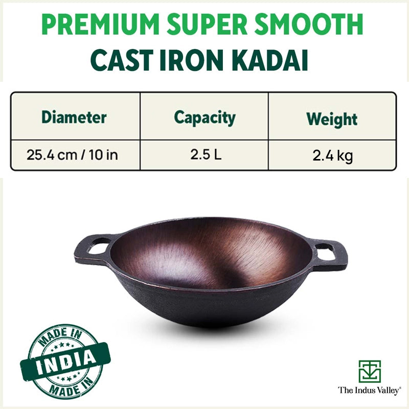 cast iron kadai price