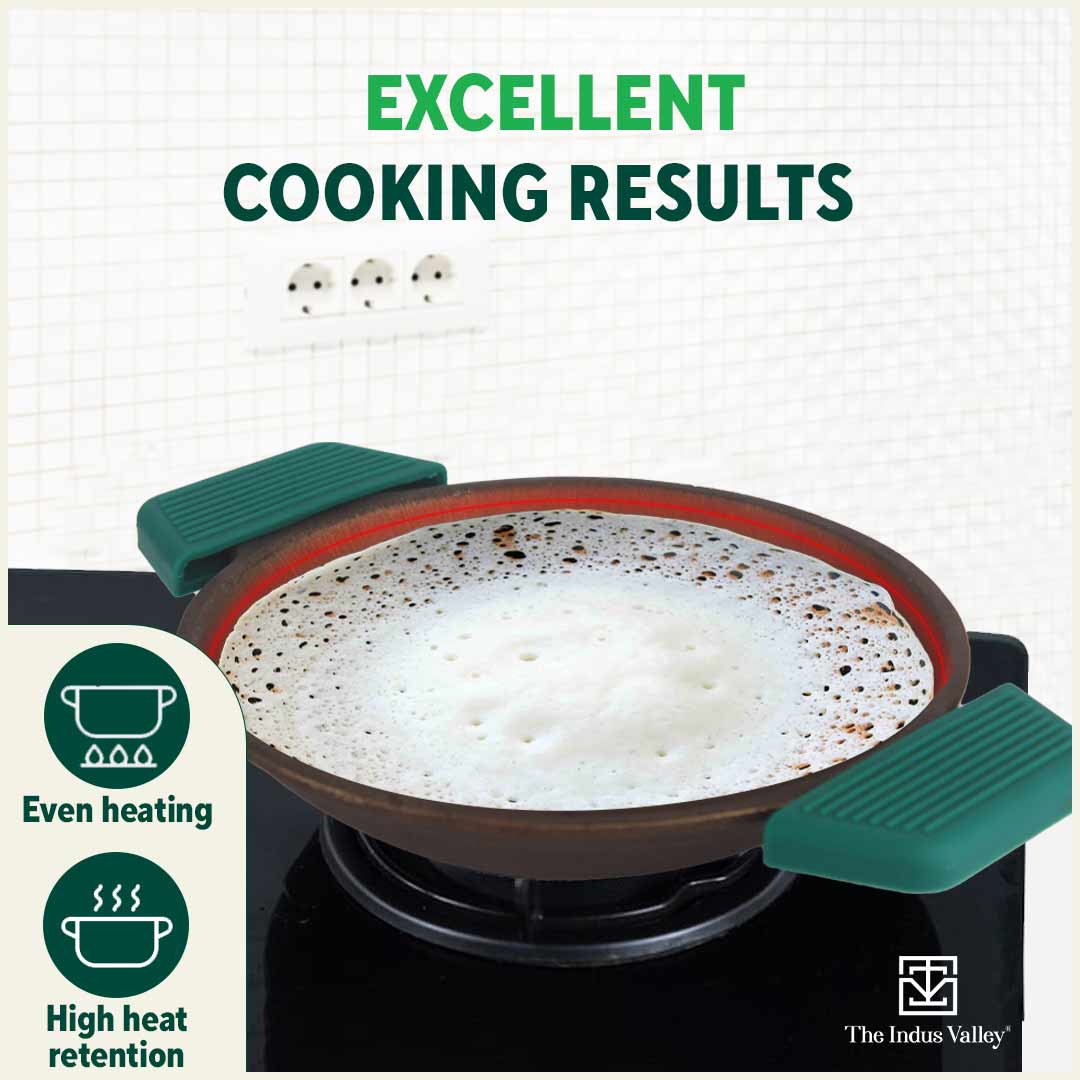 Buy Super Smooth Cast Iron Appam Pan with Lid Online at Best Prices