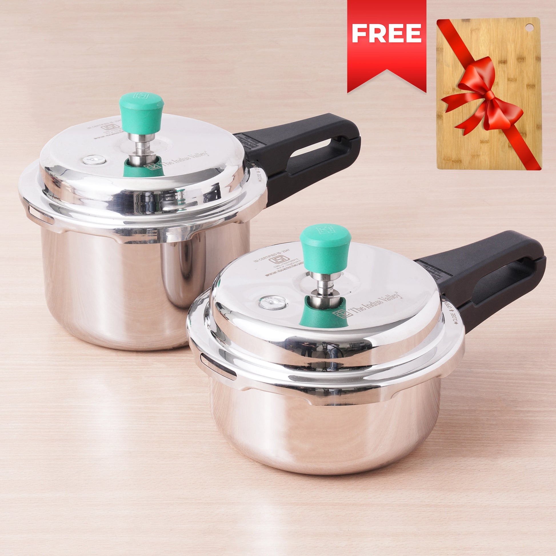 Buy Best Quality Triply Stainless Steel Pressure Cooker Combo
