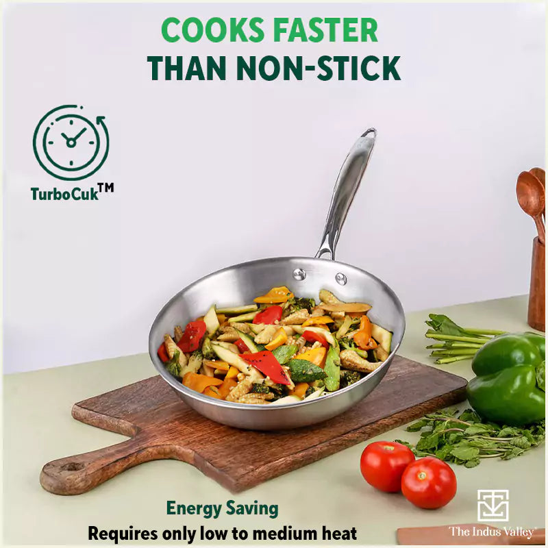 Big non stick frying pan deals