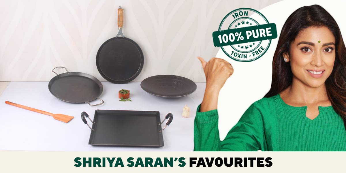 The Indus Valley Super Smooth Cast Iron Tawa/Tava for  Dosa/Roti/Chappati/Naan