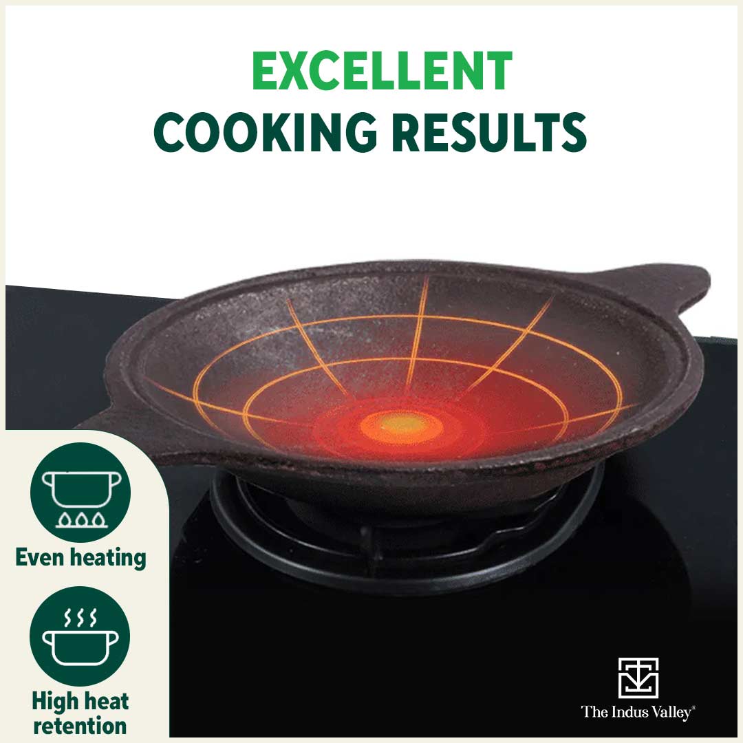 cast iron appam pan