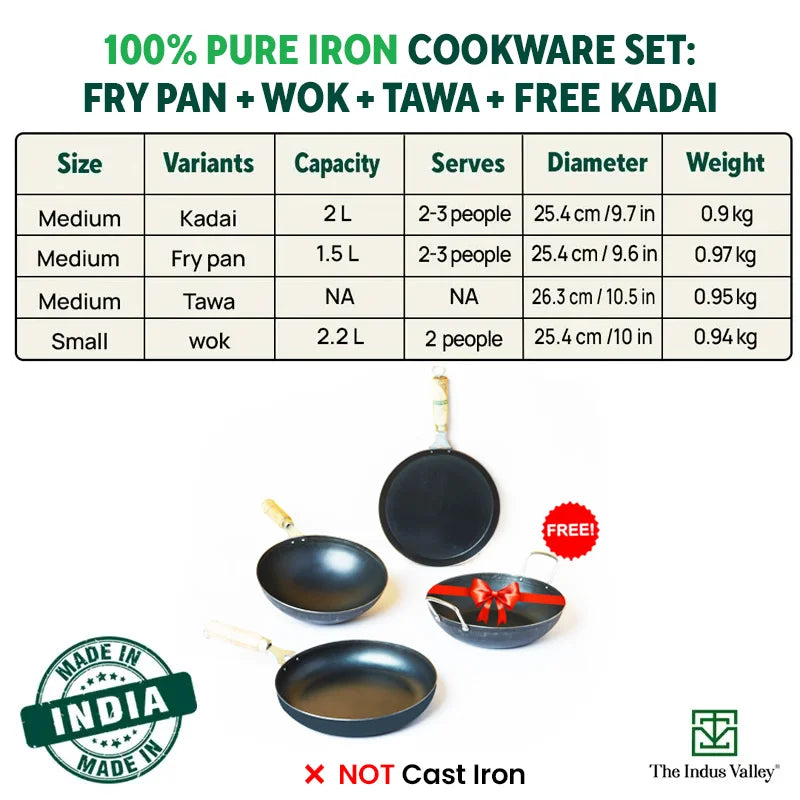 buy iron cookware set online