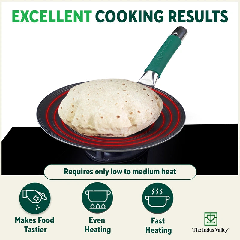 Healthy iron concave tawa
