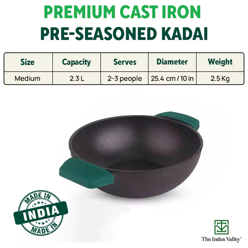 best cast iron kadai in india