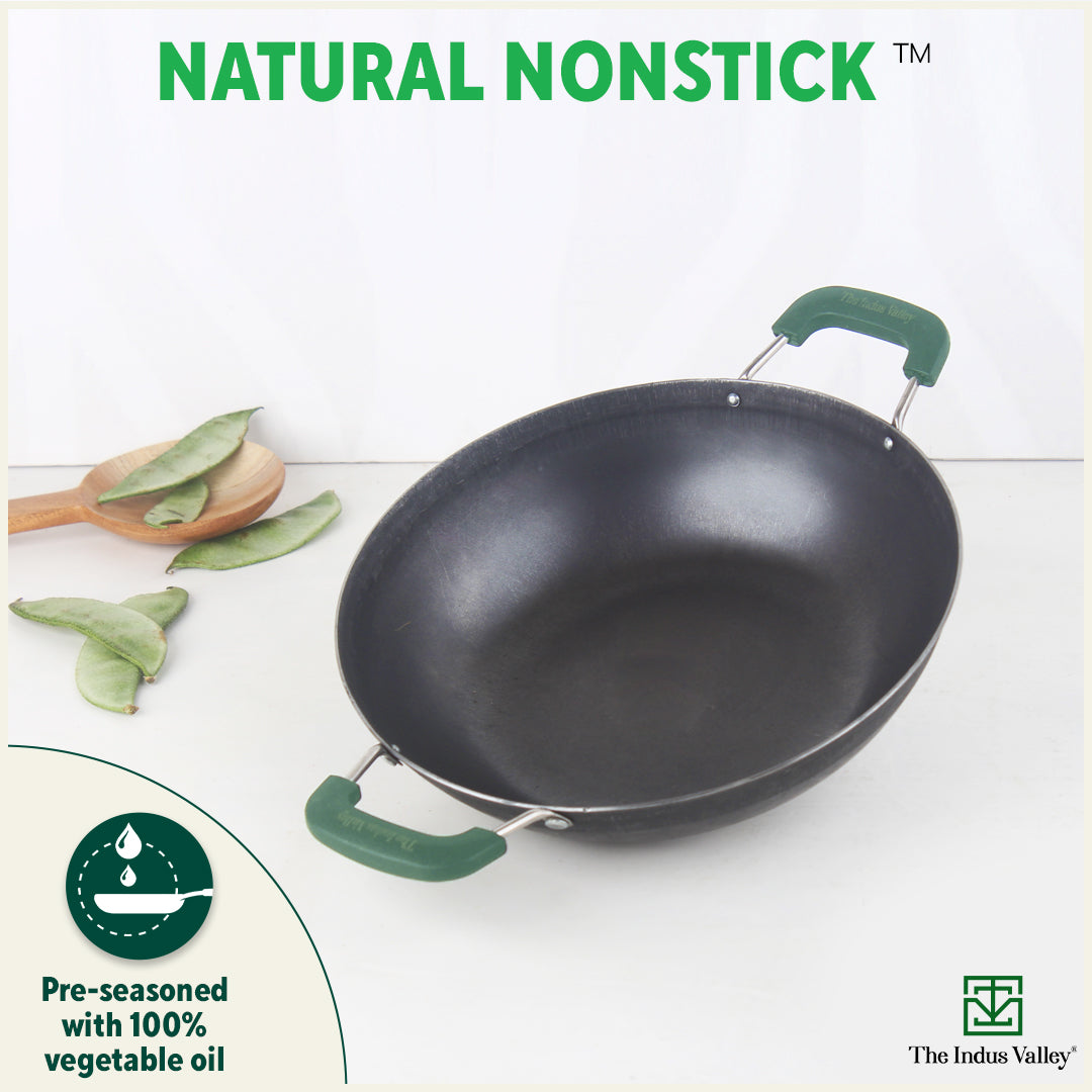 iron kadai with handle