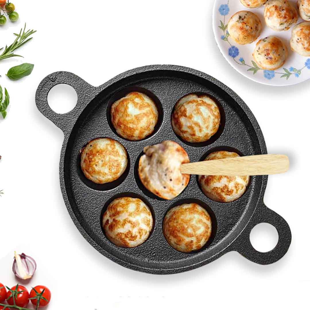 cast iron paniyaram pan