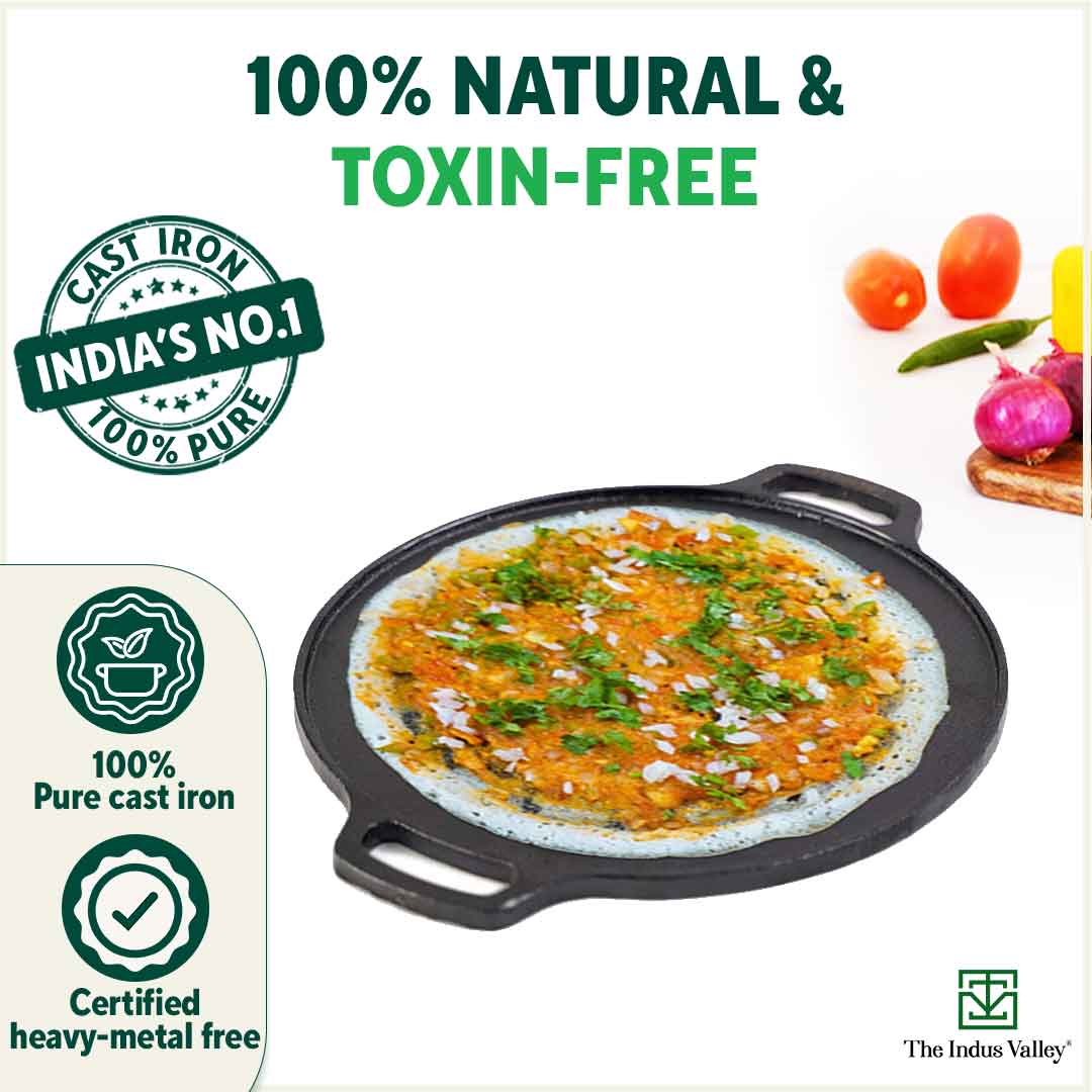 indus valley cast iron tawa cookware