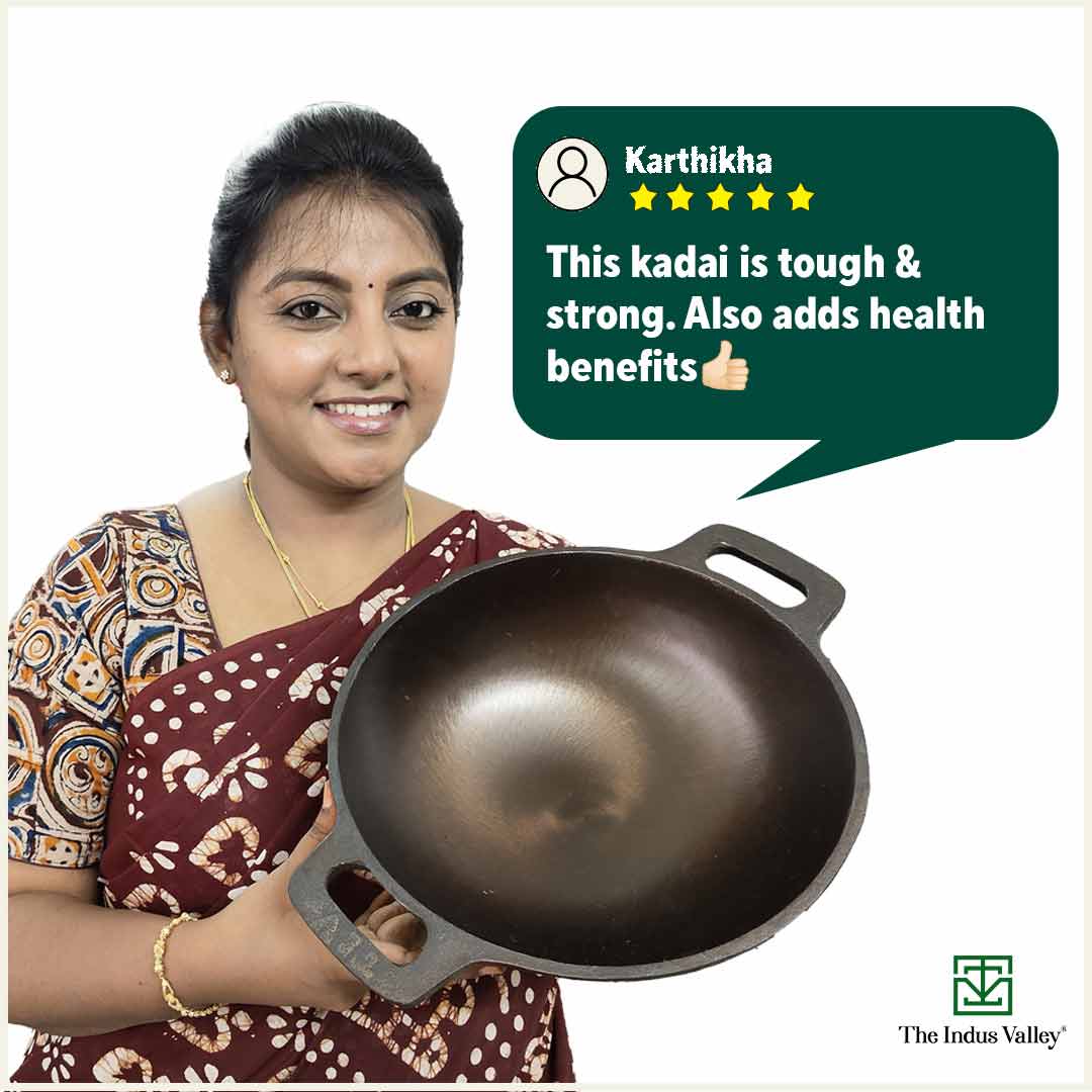 cast iron tawa with handle