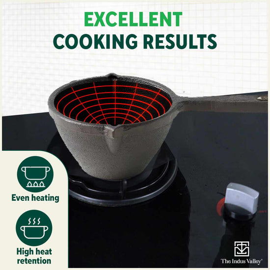 Buy Cast Iron Tadka Pan Online from The Indus Valley