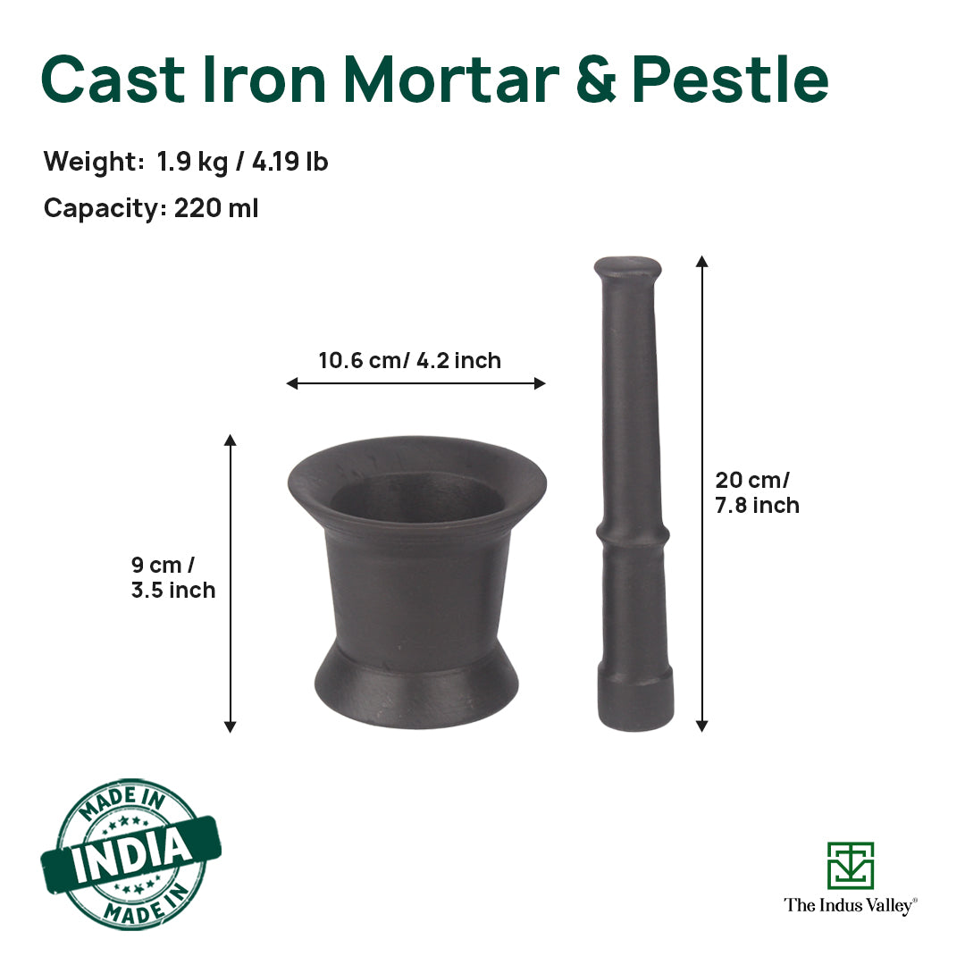 large mortar and pestle