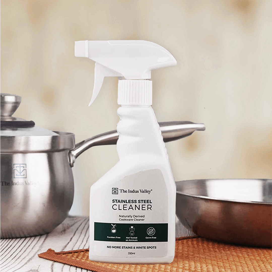 Triply stainless steel cleaner