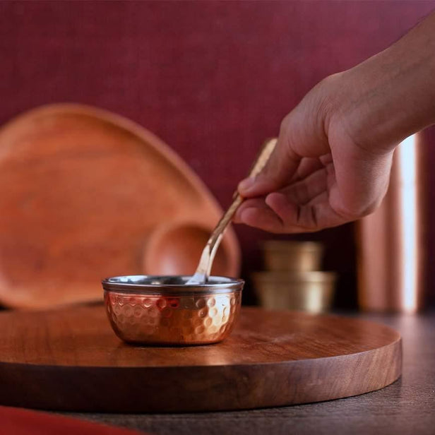 Copper Dessert Bowl - The Indus Valley