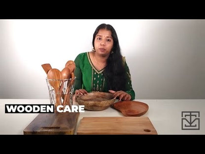 Wooden Masala Spoon (Set of 6) Compact