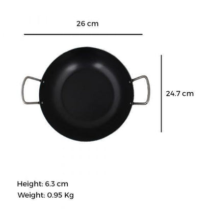 Iron Cookware Set-Iron Kadai + Tadka Pan + Iron Pan - The Indus Valley