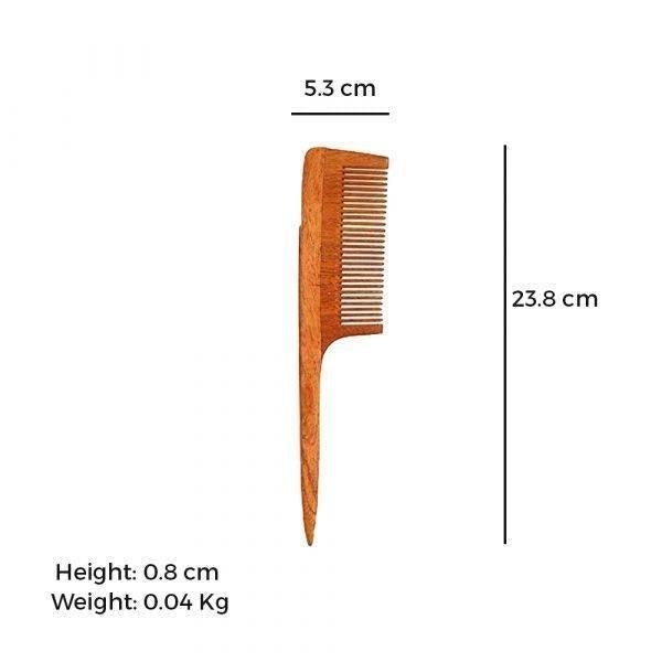 Neem wood Comb: Large(24*5cm) - The Indus Valley