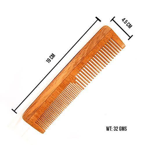 Neem wood comb: Without Handle - The Indus Valley