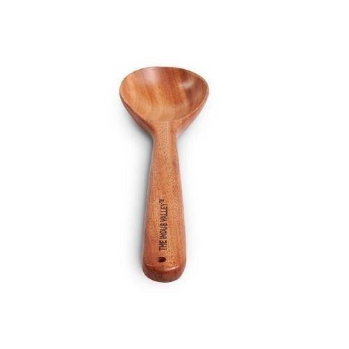Neem Wood Cooking Spoon – Stir Oval (30cm | Handmade | 100% Natural) - The Indus Valley