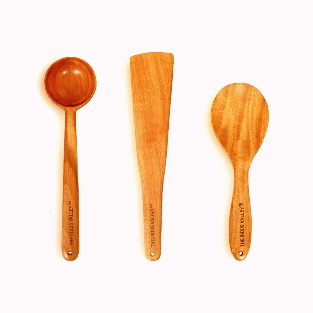 Neem Wood Ladles - Daily Essentials - The Indus Valley
