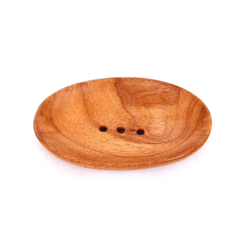 Neem Wood Soap Tray (13.2 x 8.9 x 2.1)cm - The Indus Valley