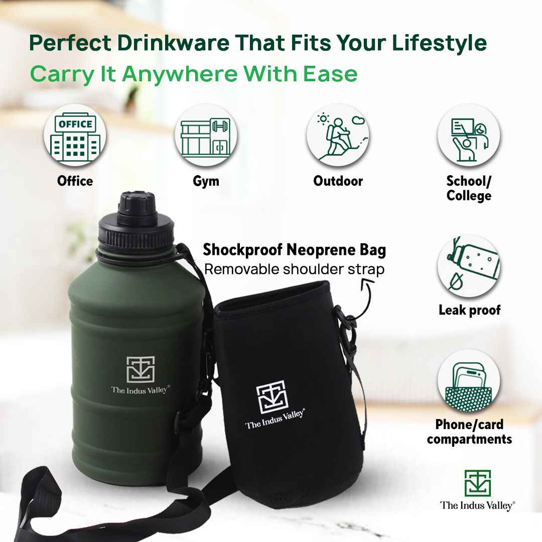 steel water bottle