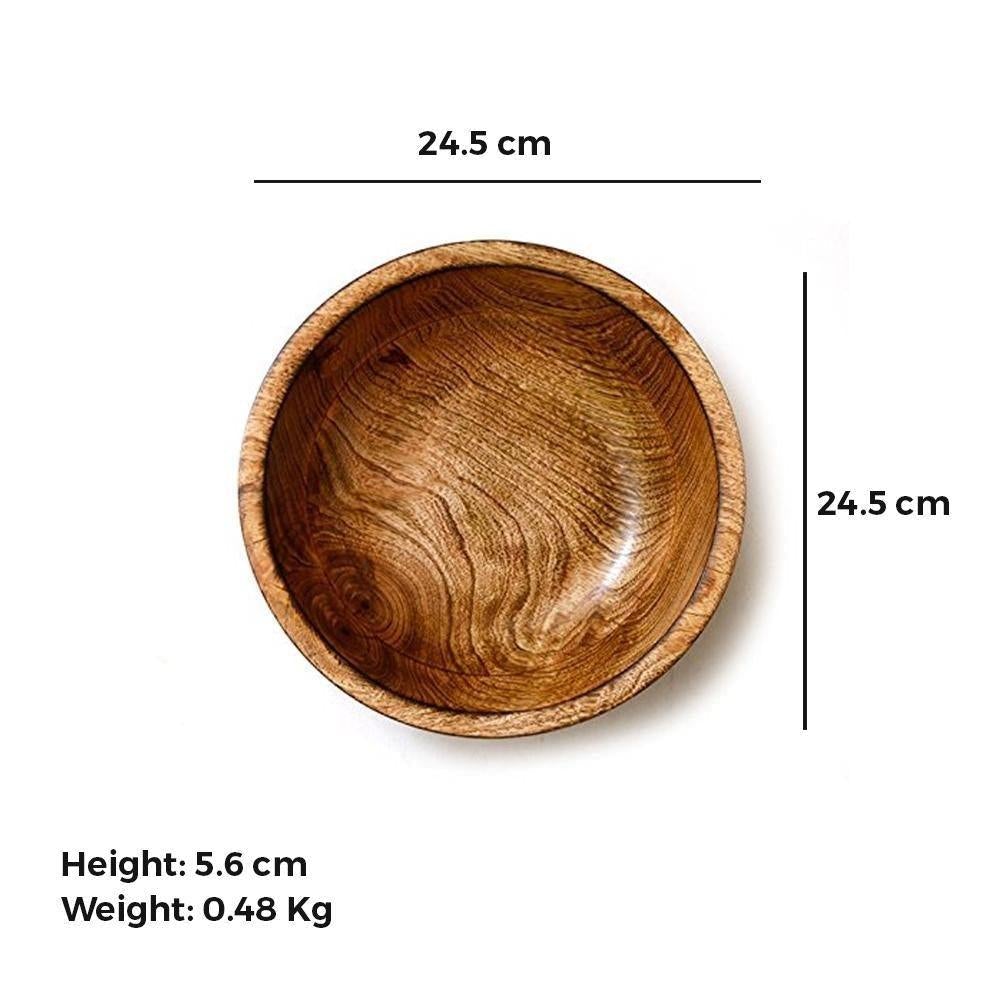 Wooden Salad Bowl – Mango Wood - The Indus Valley