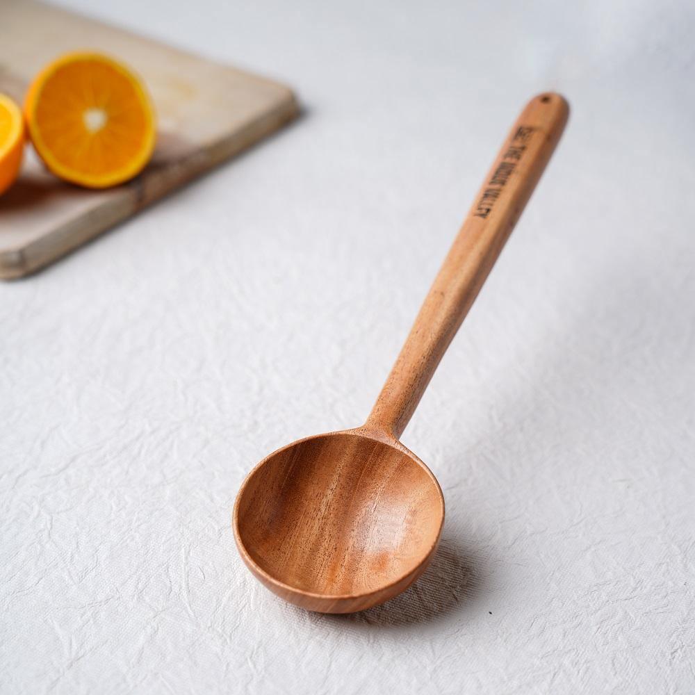 Wooden Spoon for Cooking [ Stir | 30cm | Neem Wood ] - The Indus Valley